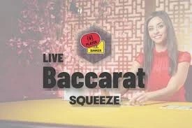 Baccarat Squeeze game by Evolution – logo hosted on Dolfwin