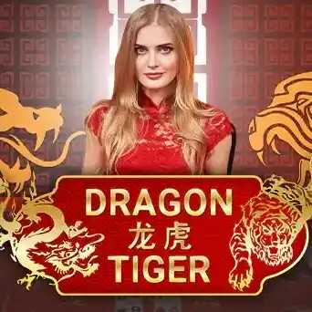 Official Live Dealer logo: Dragon Tiger by Evolution at Dolfwin