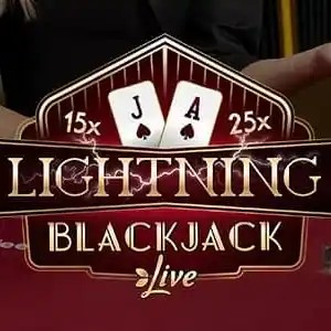 Enjoy Lightning Blackjack by Evolution – logo hosted on dolfwin-casino.de