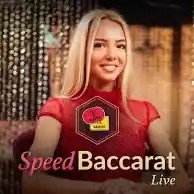 Live Dealer logo of Speed Baccarat A from Evolution at Dolfwin