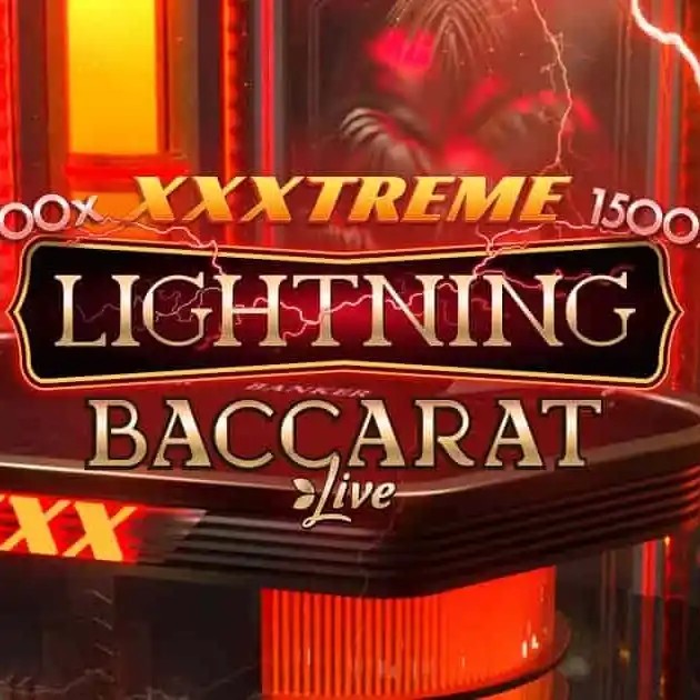 XXXtreme Lightning Baccarat slot visual from Evolution available on dolfwin-casino.de